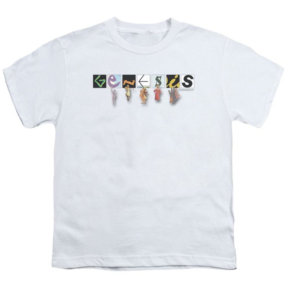 Genesis Unisex Adult Characters Cotton Logo T-Shirt / White